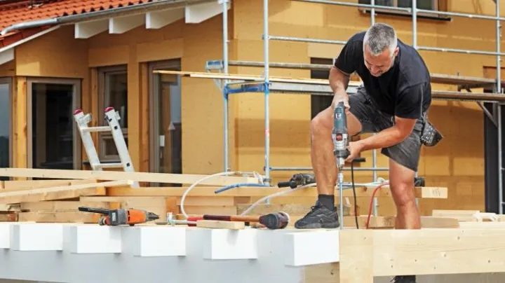 La dernière maison en construction